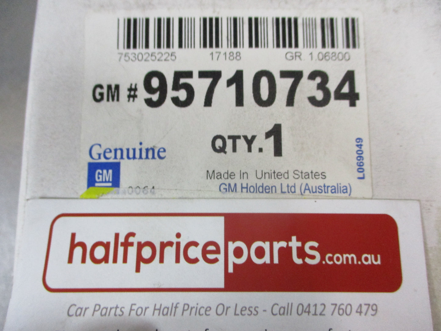 Holden TF Rodeo 3.0Ltr Diesel Genuine Air Conditioning Belt New Part