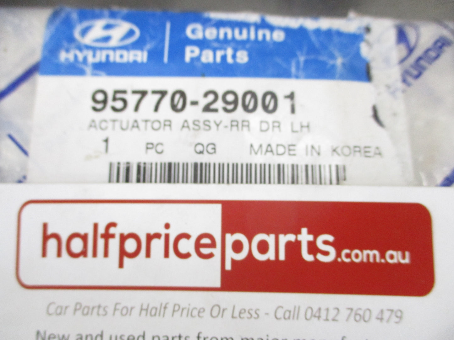 Hyundai Elantra Genuine Left Rear Door Lock Actuator New Part