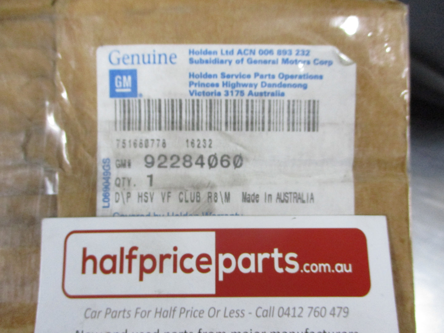 Holden VF Commodore Genuine Left Hand Front Door Door Trim New Part