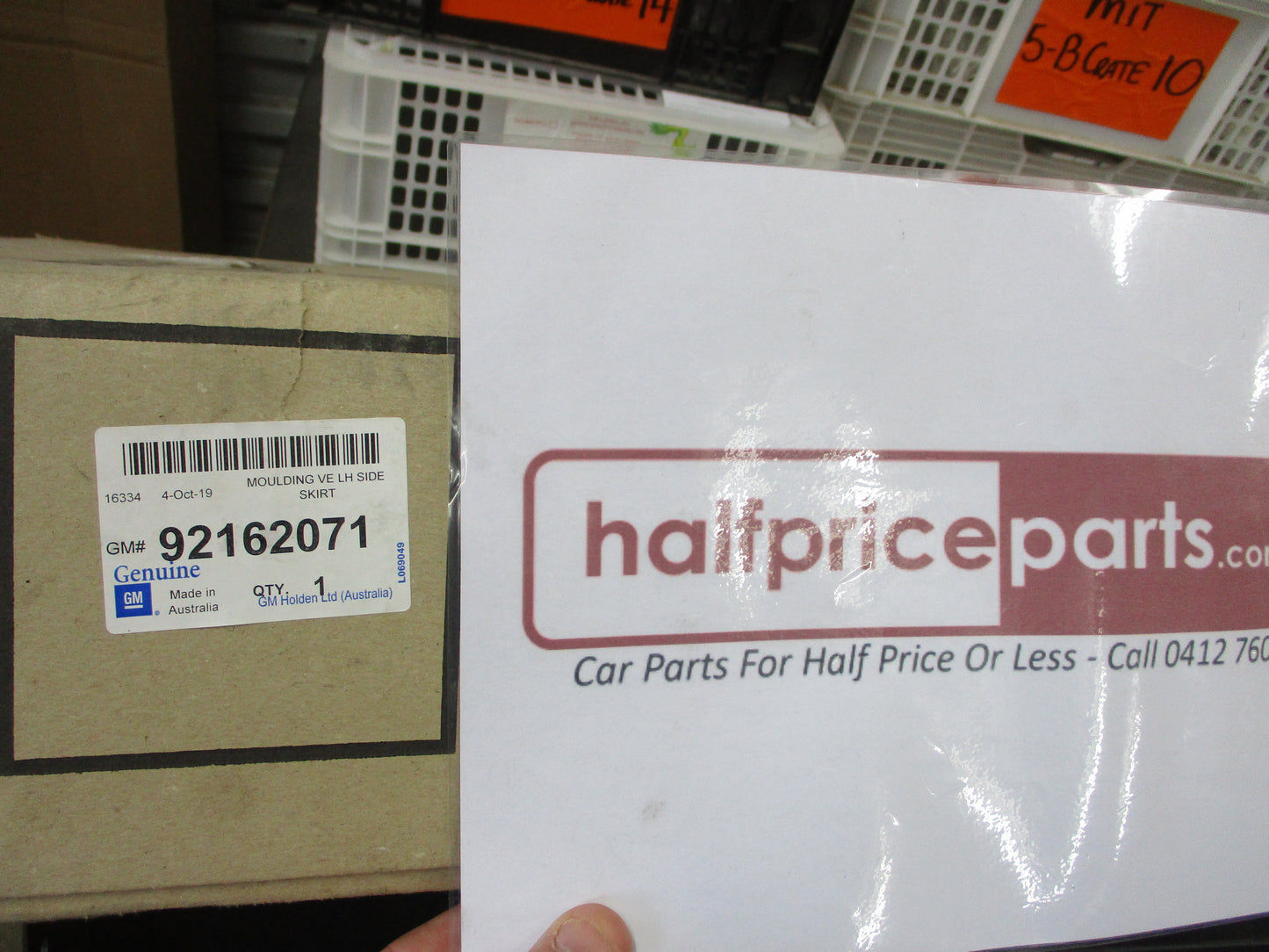 Holden VE Calais Genuine Right Hand Side Rocker Cover New Part