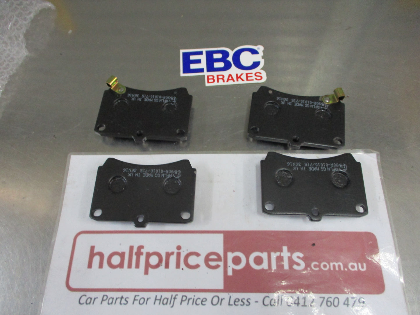 EBC Front Brake Pad Set Suits Kia Rio / Mazda 121/323 New Part