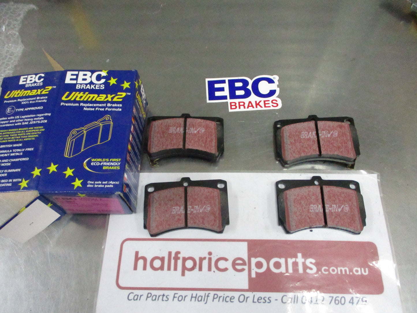 EBC Front Brake Pad Set Suits Kia Rio / Mazda 121/323 New Part