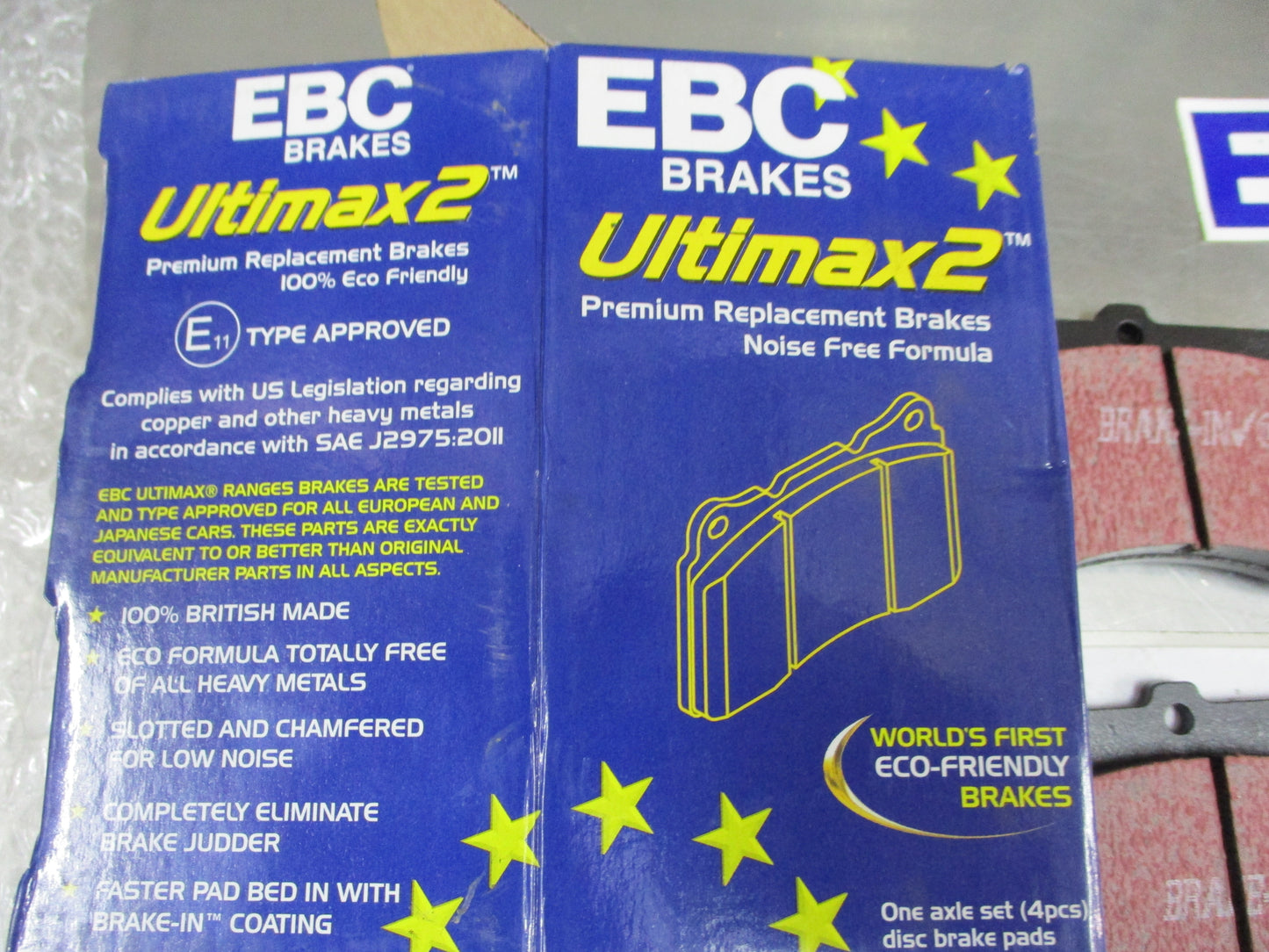 EBC Front Brake Pad Set Suits Kia Rio / Mazda 121/323 New Part
