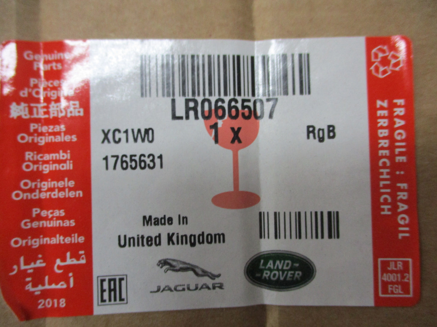 Land Rover Range Rover Evoque Genuine Left Hand Rear Flare New Part