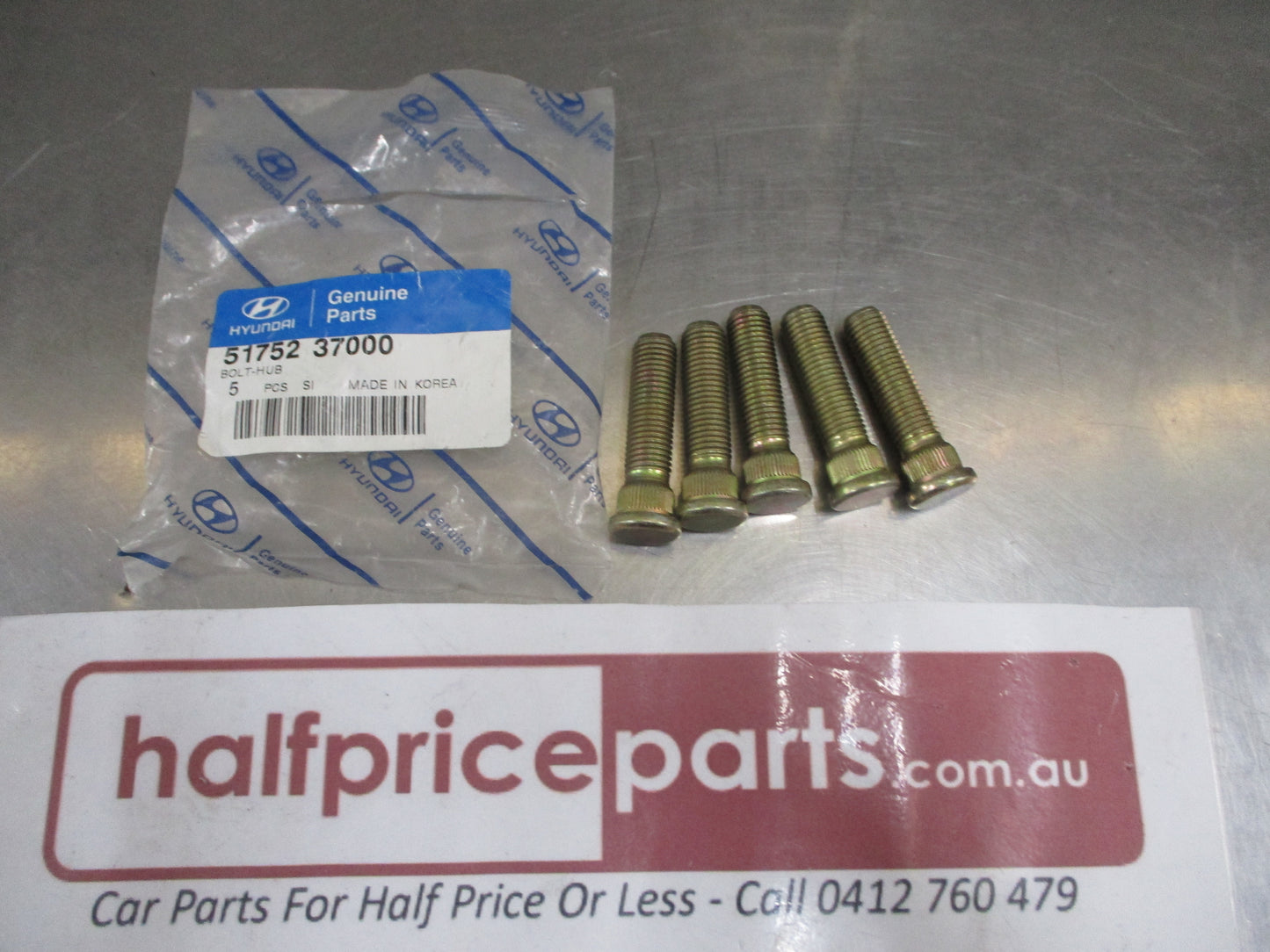 Hyundai Santa Fe Genuine Hub Bolt (Pack Of 5) New Part