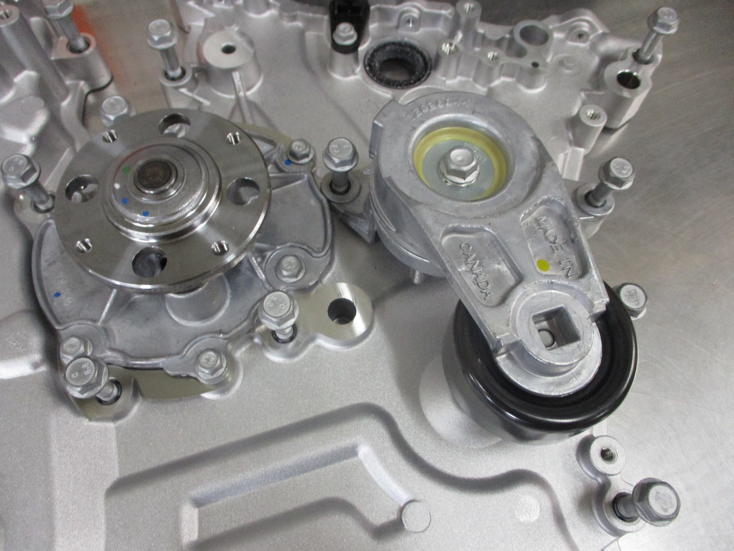 Holden VZ Alloyteck 3.5 Ltr Genuine Front Engine Timing Cover (Water Pump Tenisioer Cam Position Sensers) New Part