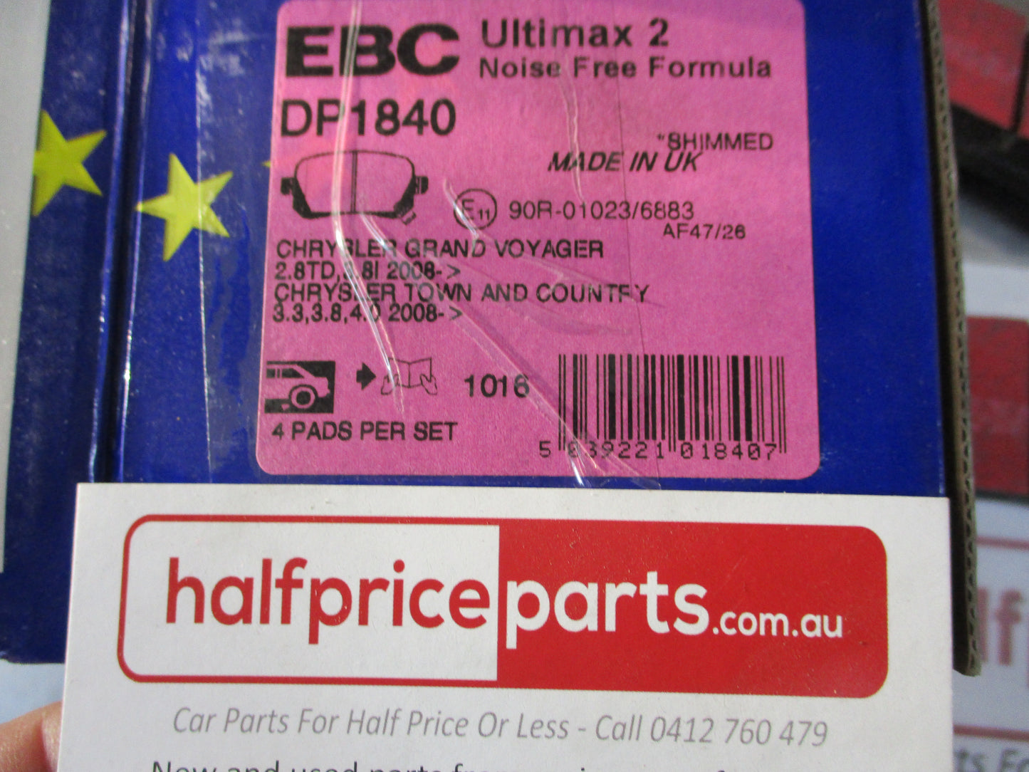 EBC Rear Disc Brake Pad Set Suits Chrysler Voyger/Dodge Journey New Part