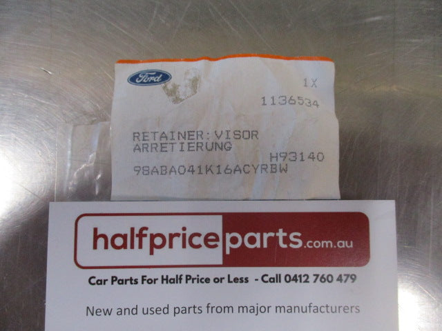 Ford LR Focus Genuine Grey Sun Visor Retainer - New Part