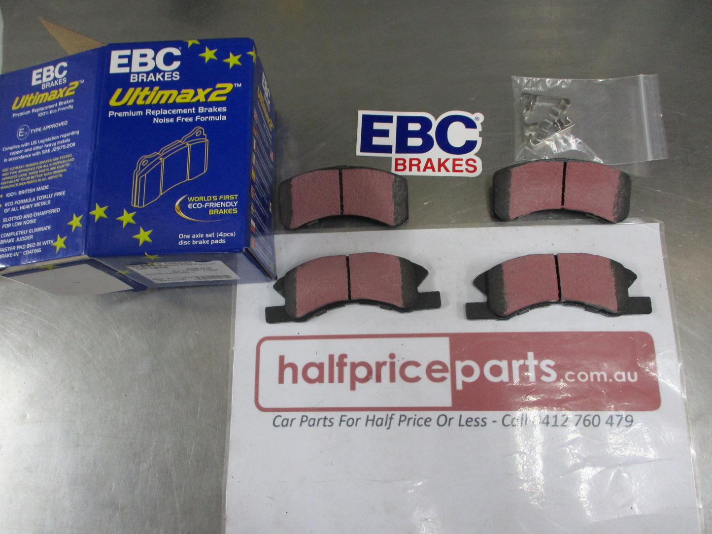 EBC Front Disc Brake Pad Set Suits Daihatsu Charade/ Mitsubishi Mirage New Part