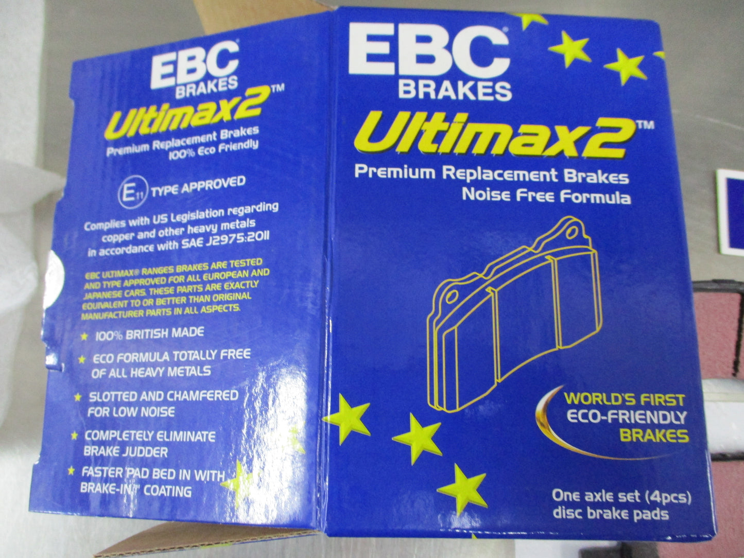 EBC Front Disc Brake Pad Set Suits Daihatsu Charade/ Mitsubishi Mirage New Part