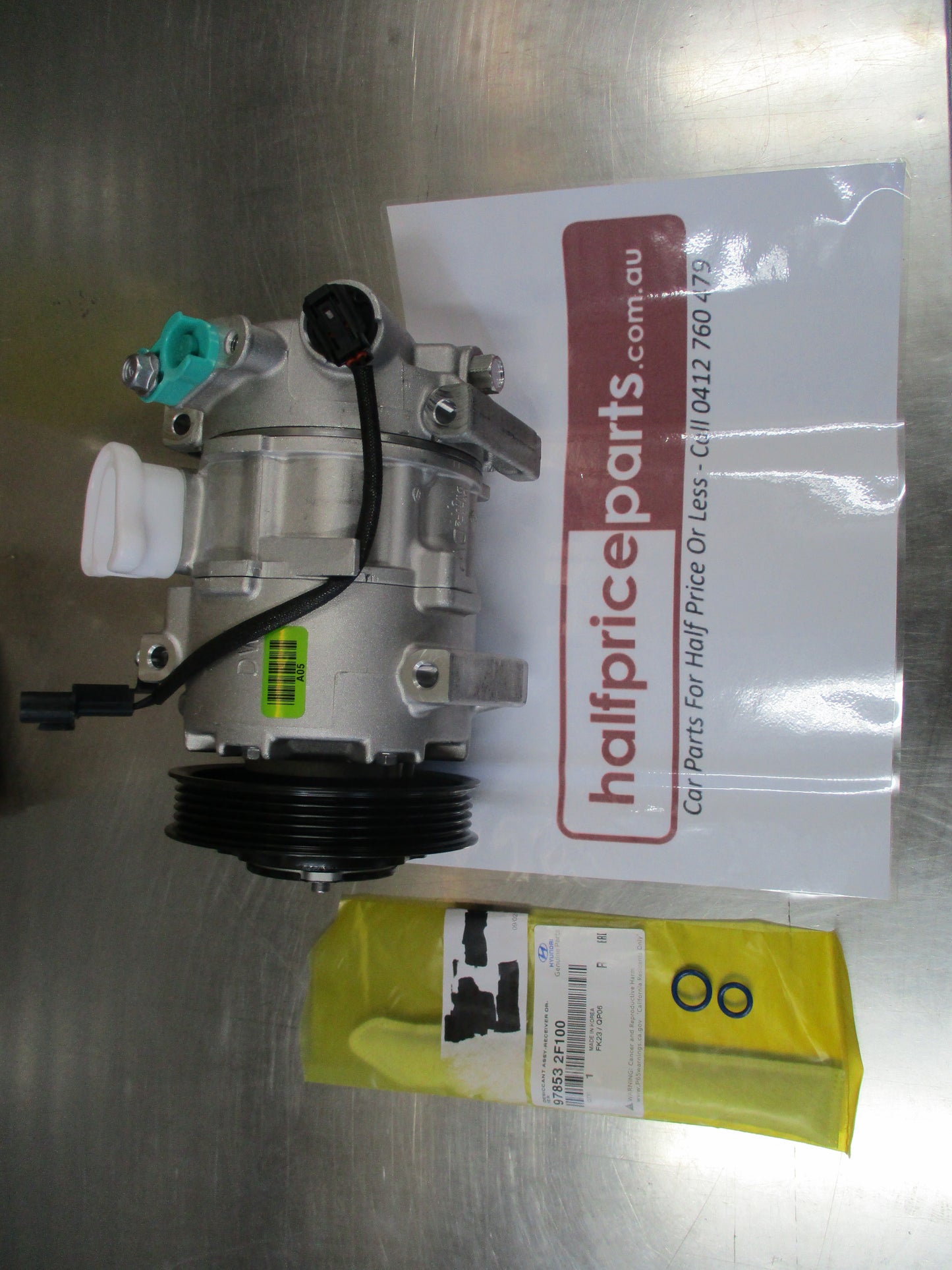 Hyundai Accent Genuine A/C Compressor Assembly New Part