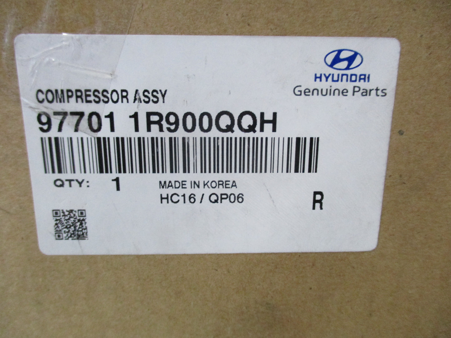 Hyundai Accent Genuine A/C Compressor Assembly New Part