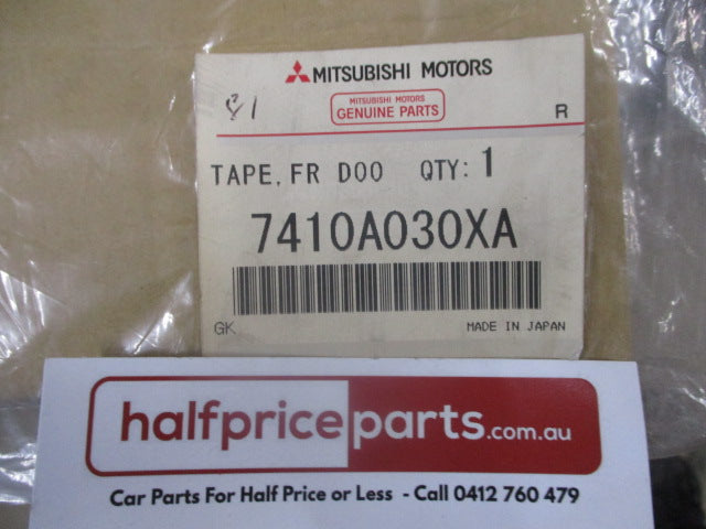 Mitsubishi Lancer Genuine Right Hand Front Door Front Sash Tape New Part