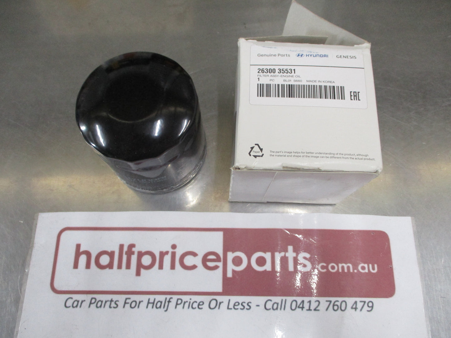 Hyundai i30 Genuine Engine Oil Filter New Part