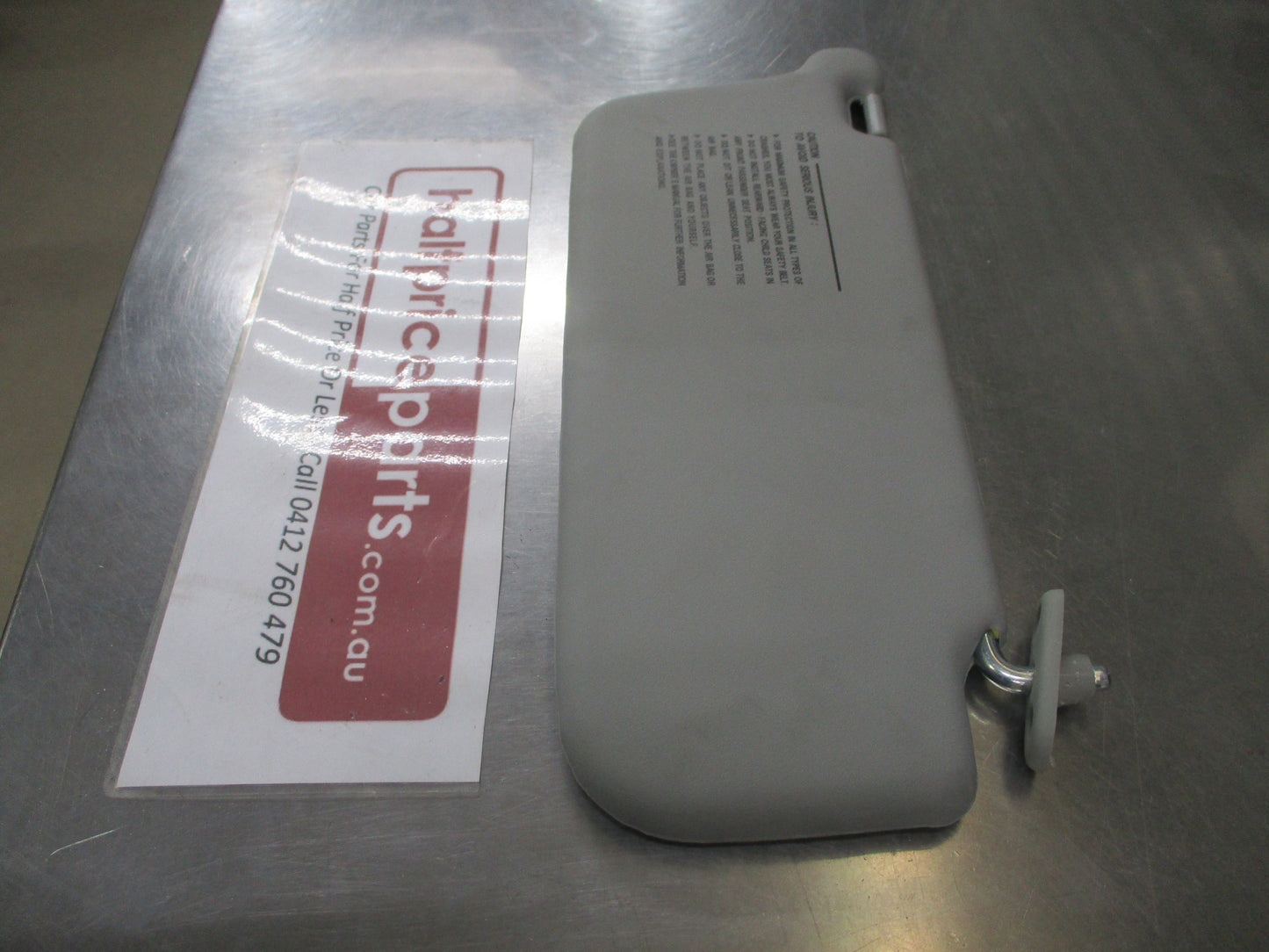 Hyundai Accent Genuine Drivers Side Sun Visor (Gray) New Part