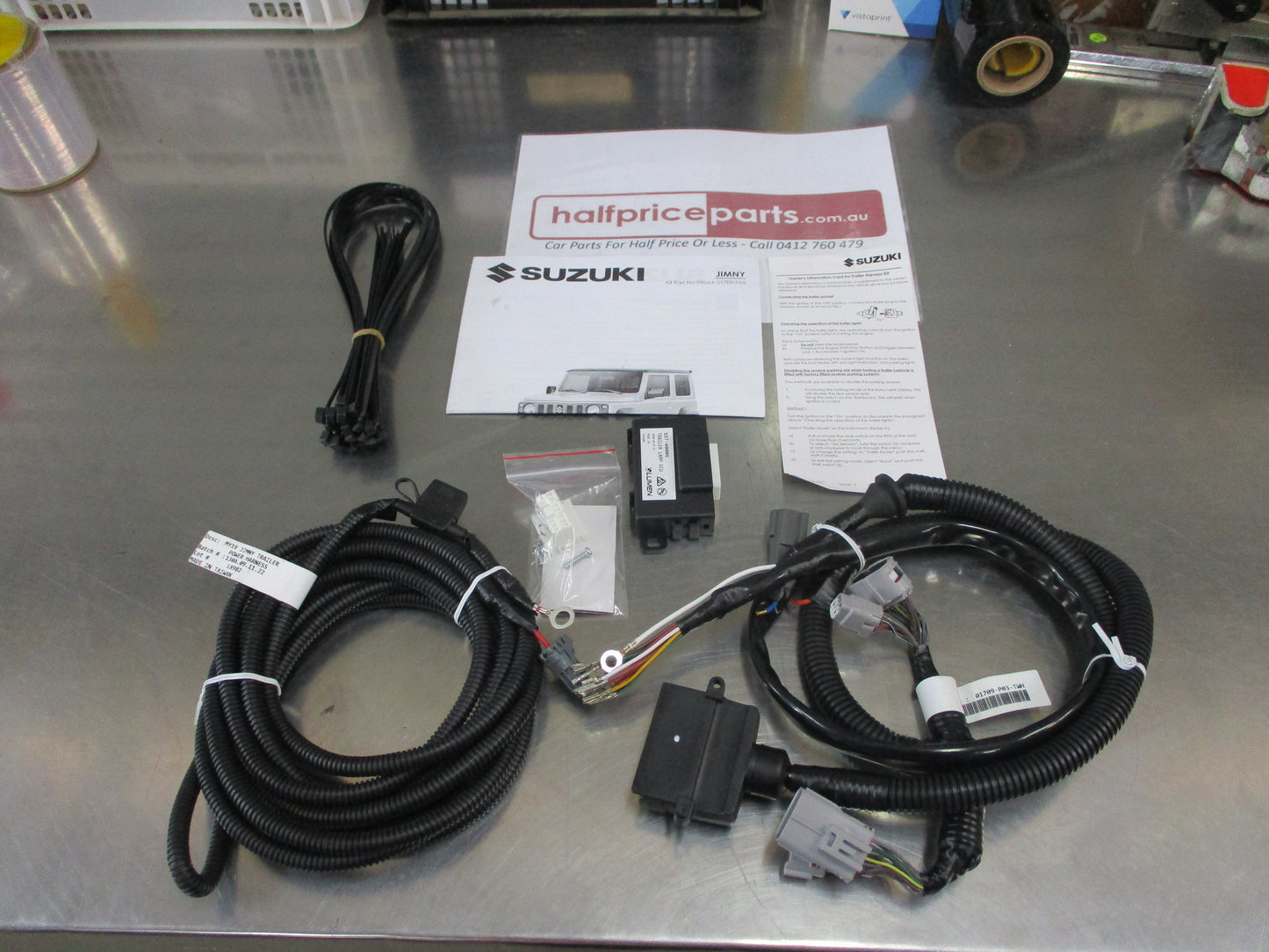 Suzuki Jimny MY19 Genuine Trailer Wiring Harness 7 Pin Flat New Part