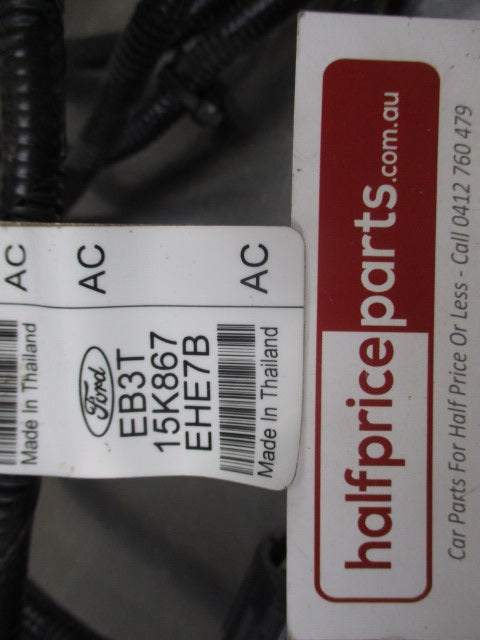 Ford PX Ranger MK3 Genuine Rear Park Assist Wiring 4 Head Silver-Red Used Part