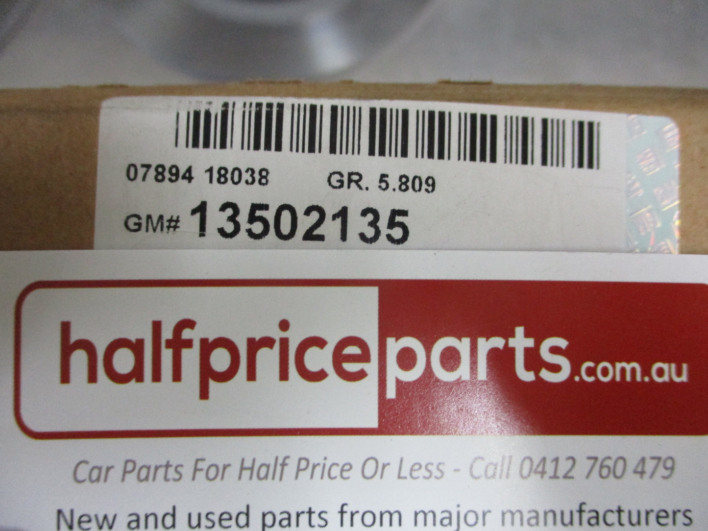 Holden Cruze Wagon Genuine Rear Brake Rotor (Pair) New Part