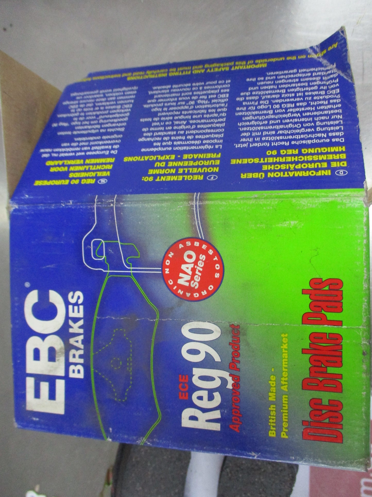 EBC Front Disc Brake Pad Set Suits Ford Fiesta/Mazda 121 New Part