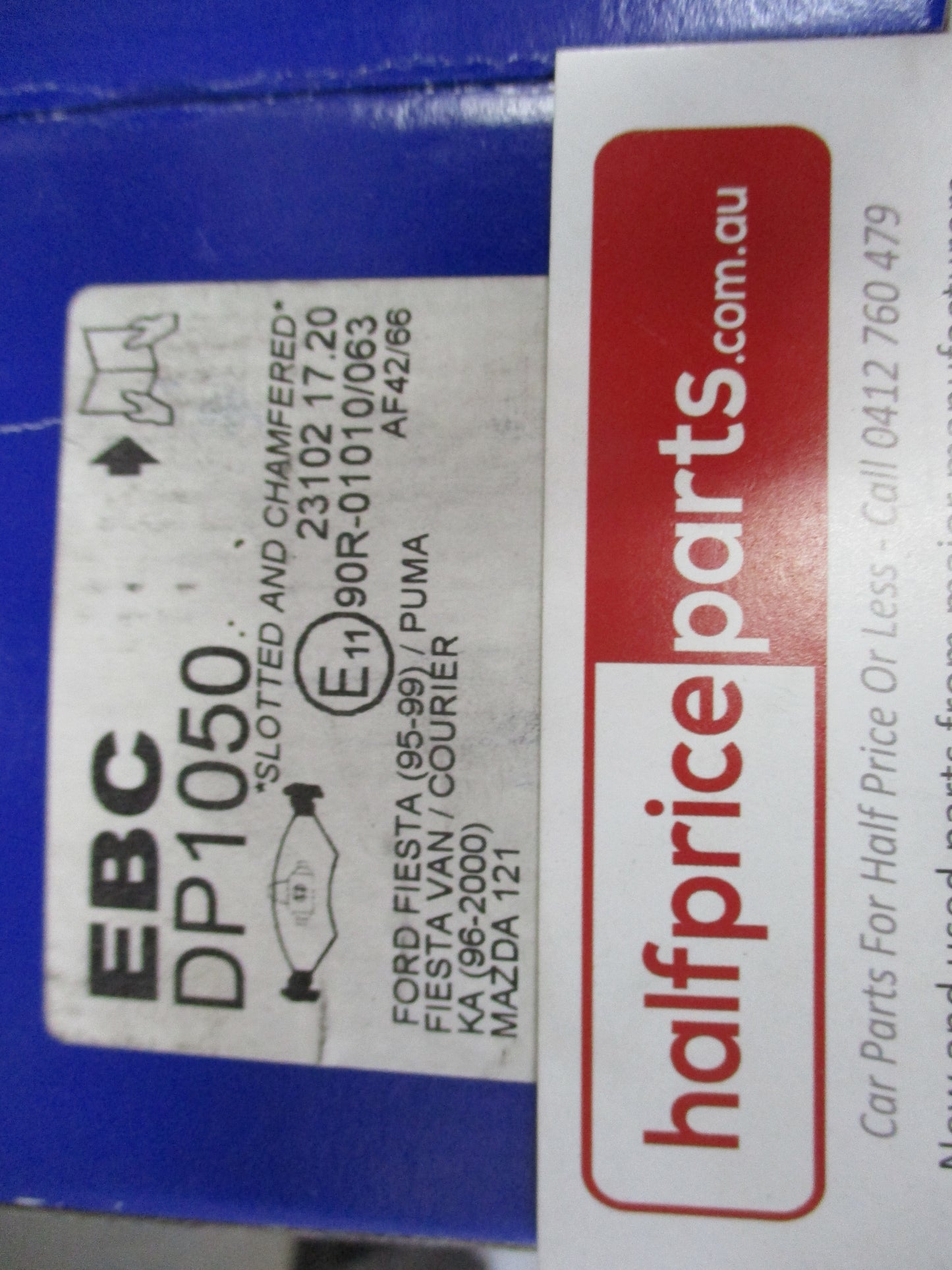 EBC Front Disc Brake Pad Set Suits Ford Fiesta/Mazda 121 New Part