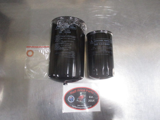 Mitsubishi Fuso Genuine Oil and Fuel Filter Kit New Part