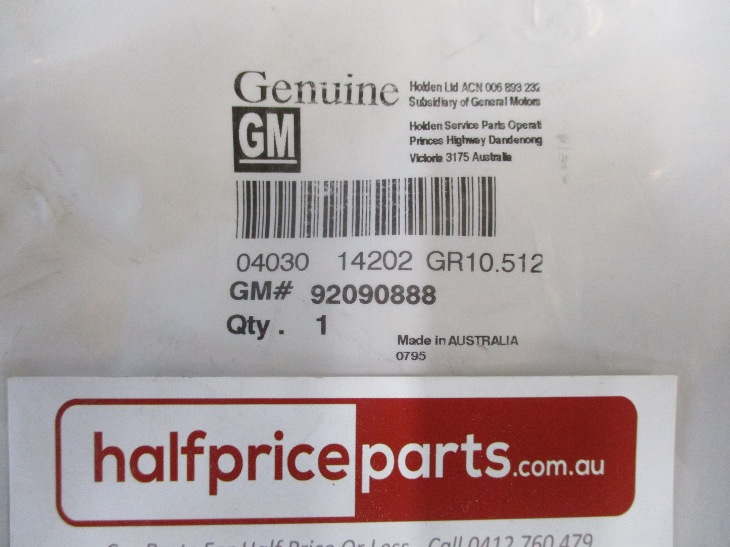 Holden Commodore/Calais/Statesman/Caprice Genuine Door Lock Snipper Button New Part