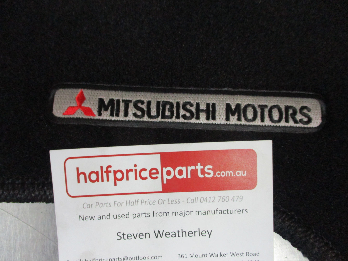 Mitsubishi PB-PC Challenger Genuine 5 Piece Carpet Mat Set New Part