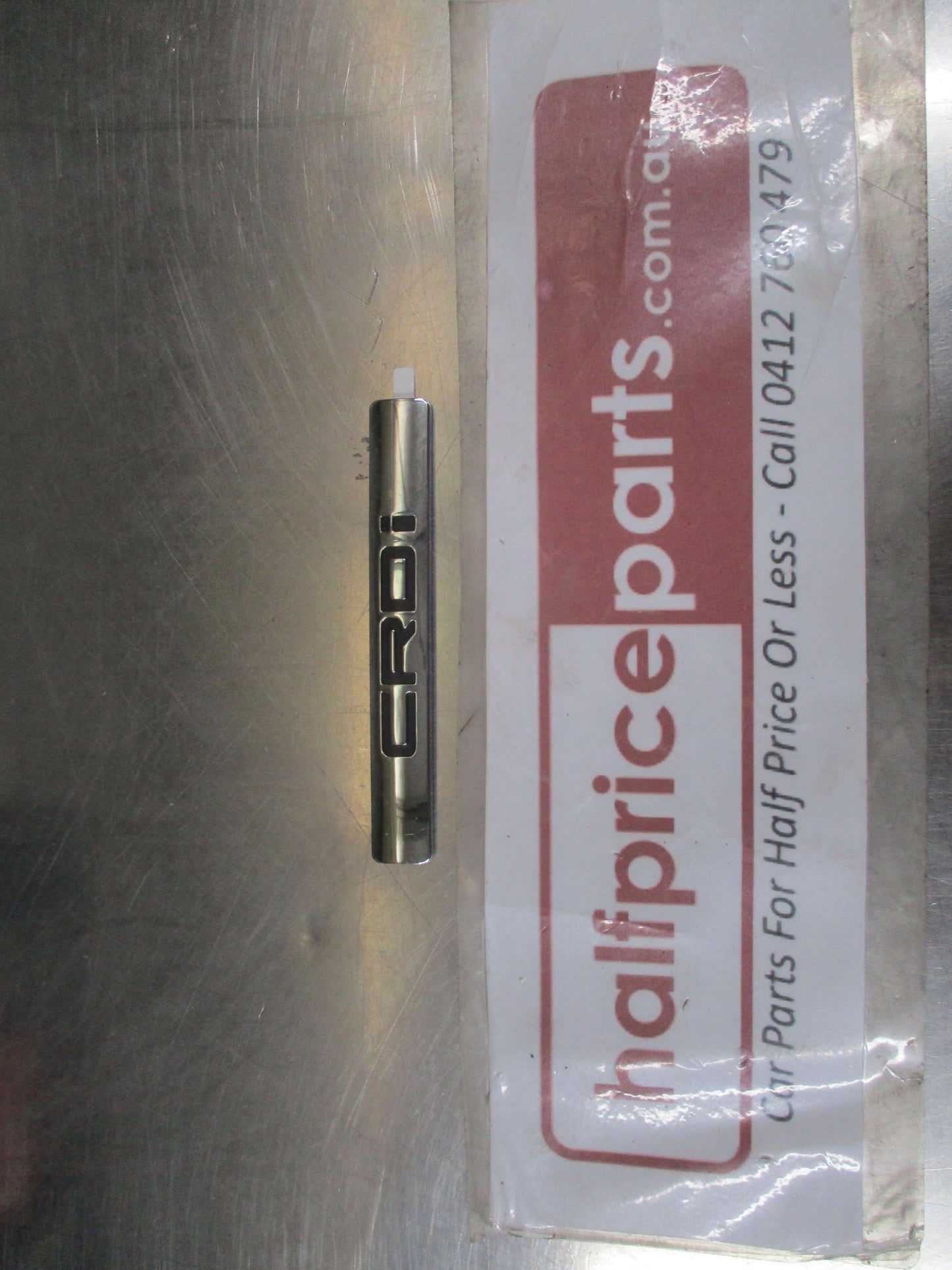 Hyundai Santa Fe Genuine Rear CRDi Chrome Emblem New Part