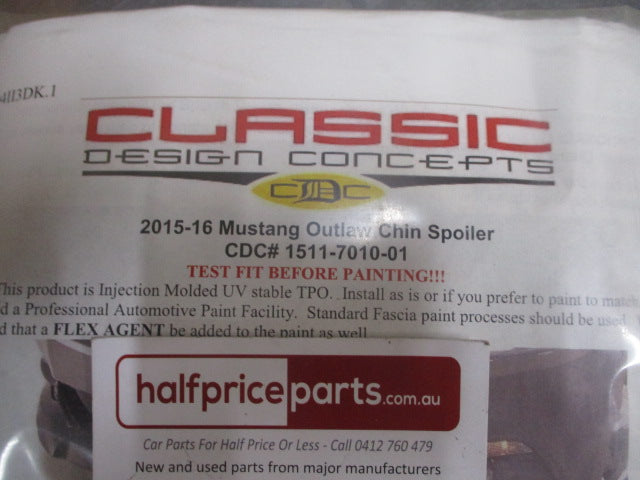 Ford Mustang GT FM Genuine Front Spoiler With Fitting Kit New Part