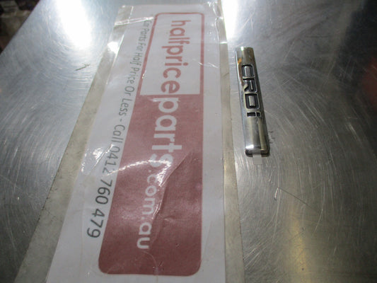 Hyundai Santa Fe Genuine Rear CRDi Chrome Emblem New Part