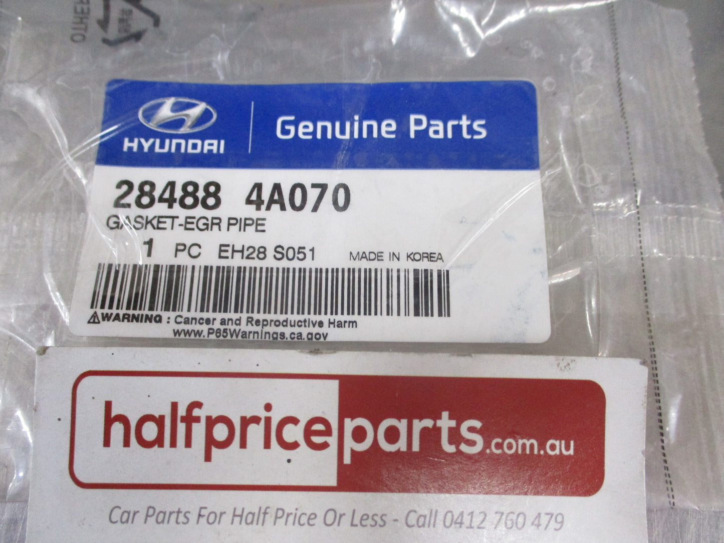 Hyundai Iload Genuine EGR Pipe Gasket New Part
