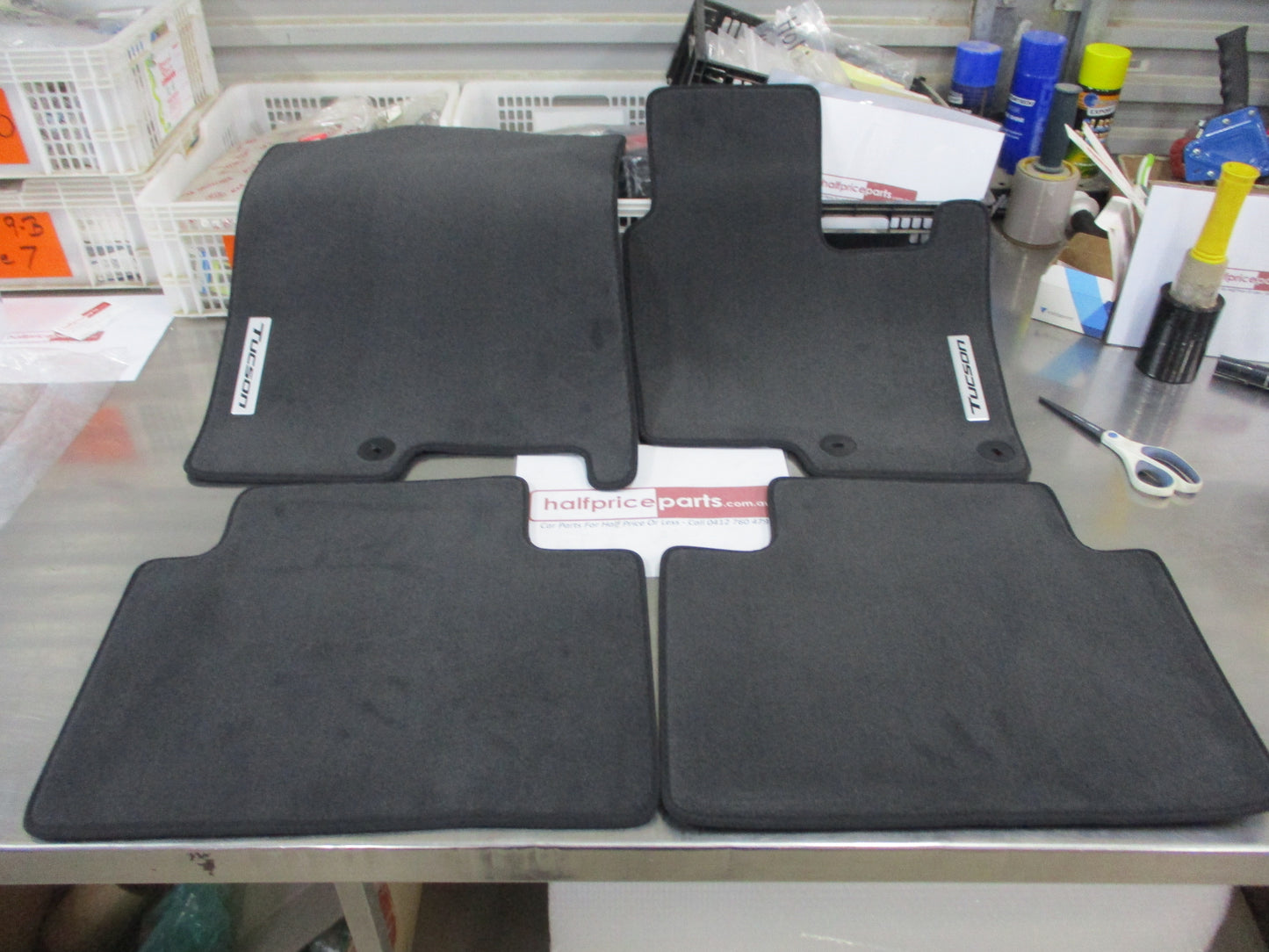 Hyundai Tucson Genuine Tailored Carpet Mats Set 4 Black New Part