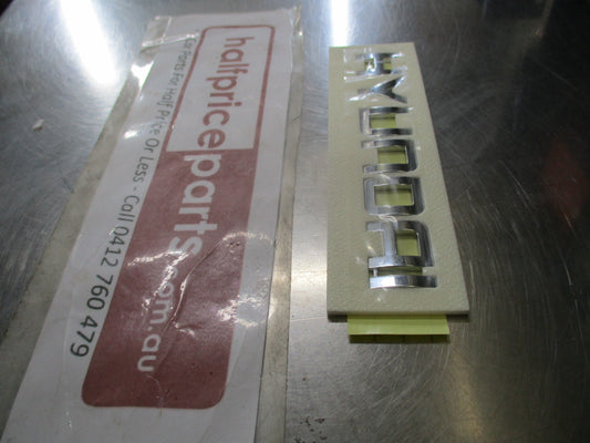 Hyundai Tucson Genuine Rear Chrome Emblem New Part