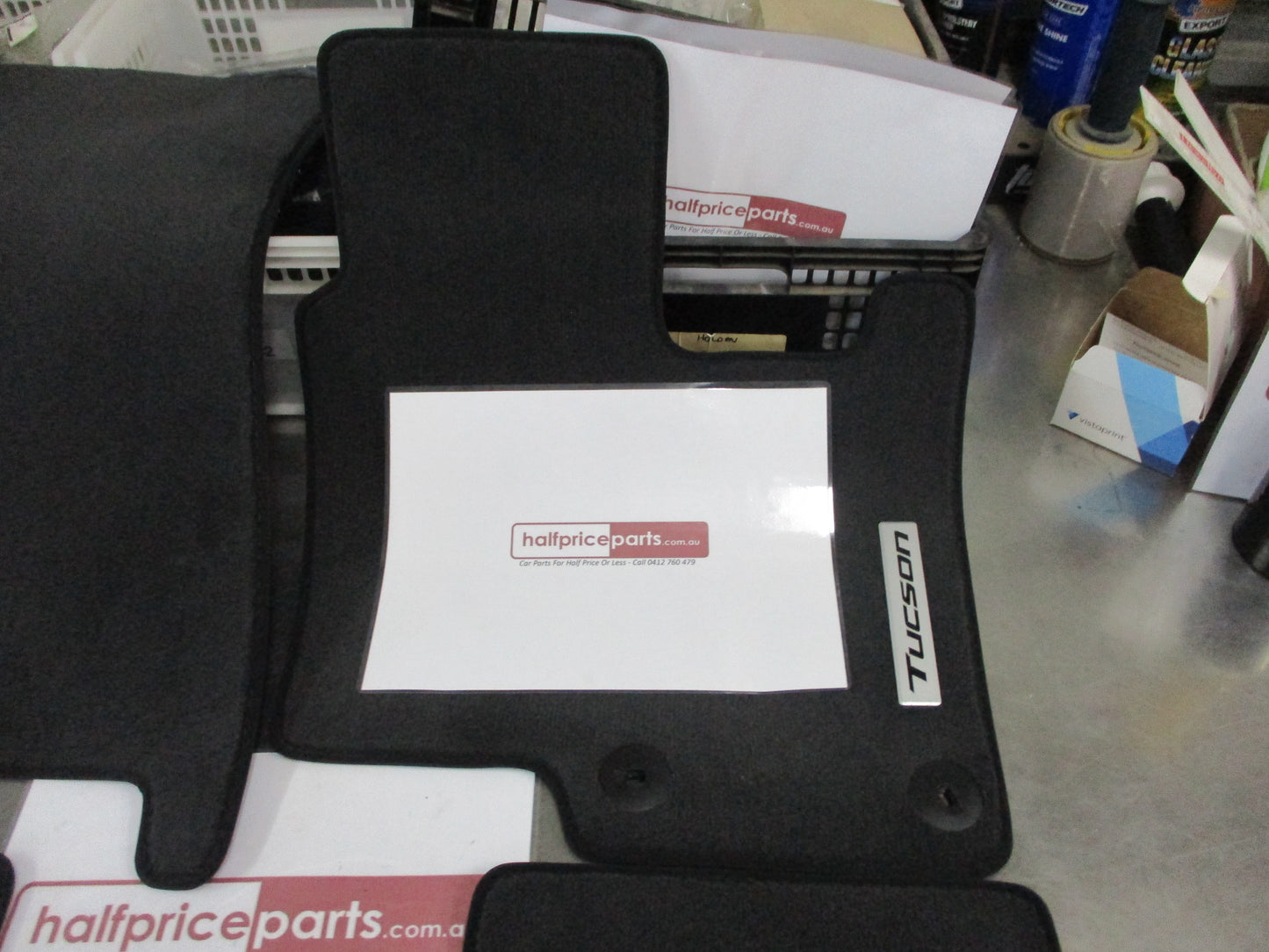 Hyundai Tucson Genuine Tailored Carpet Mats Set 4 Black New Part