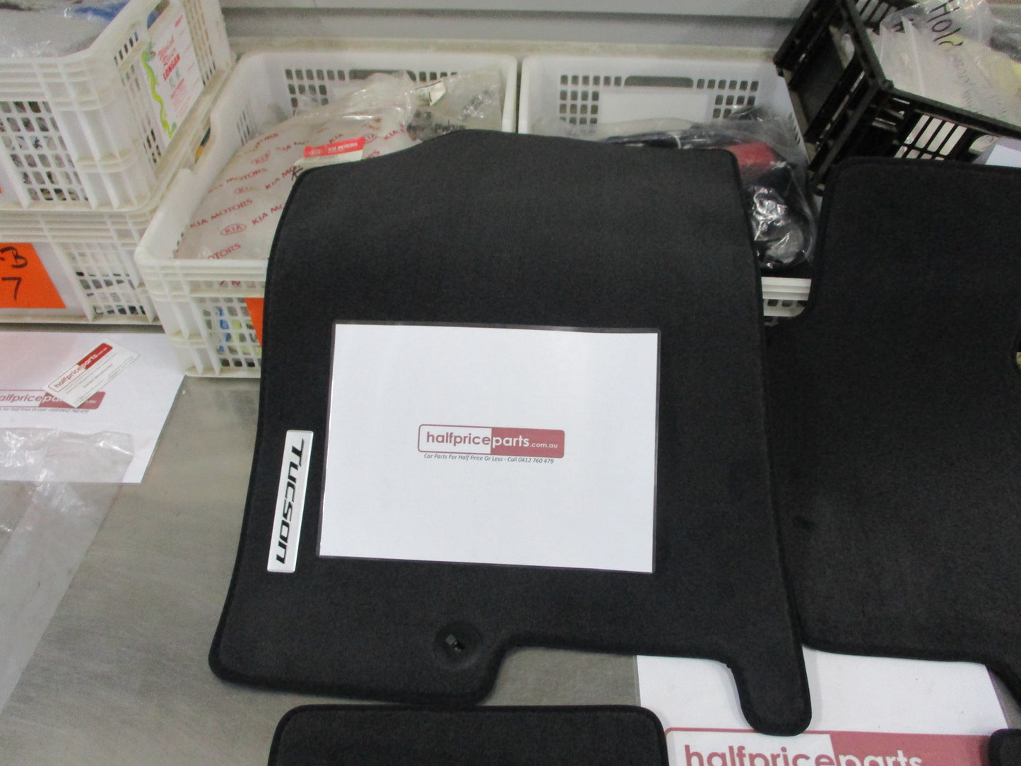 Hyundai Tucson Genuine Tailored Carpet Mats Set 4 Black New Part