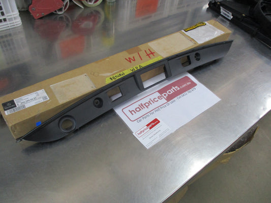 Mercedes-Benz C-Class Boot Handle / Licence Plate Light Garnish -Black- New