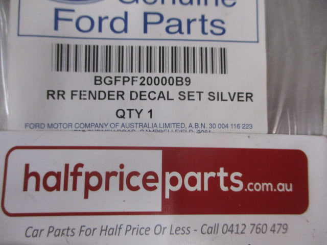 Ford FG Falcon GT-GT-P Genuine Rear Guard Stripe Kit Silver New Part
