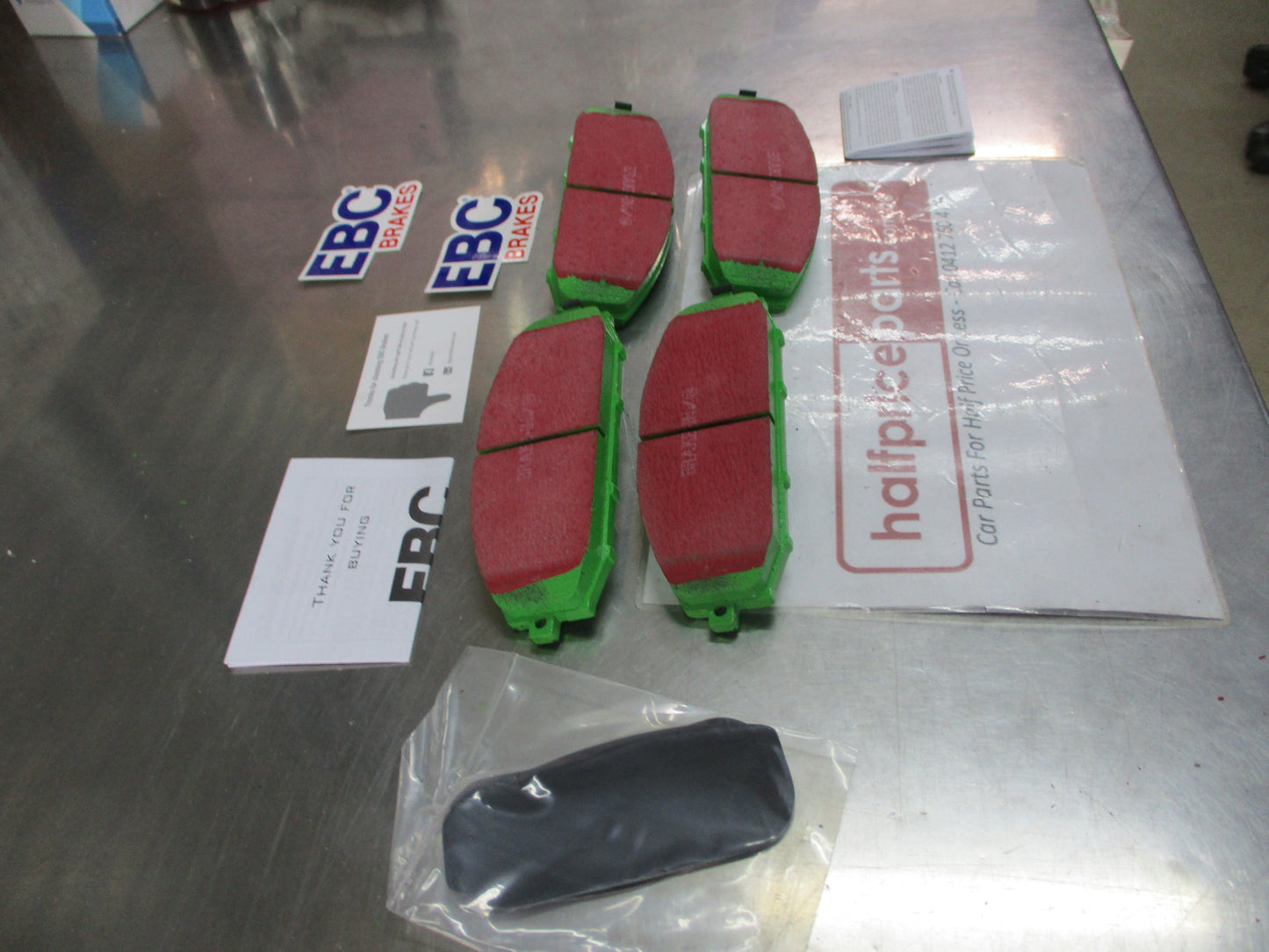 EBC Greenstuff Front Disc Brake Pad Set Suits Nissan Patrol Y61 Wagon New Part