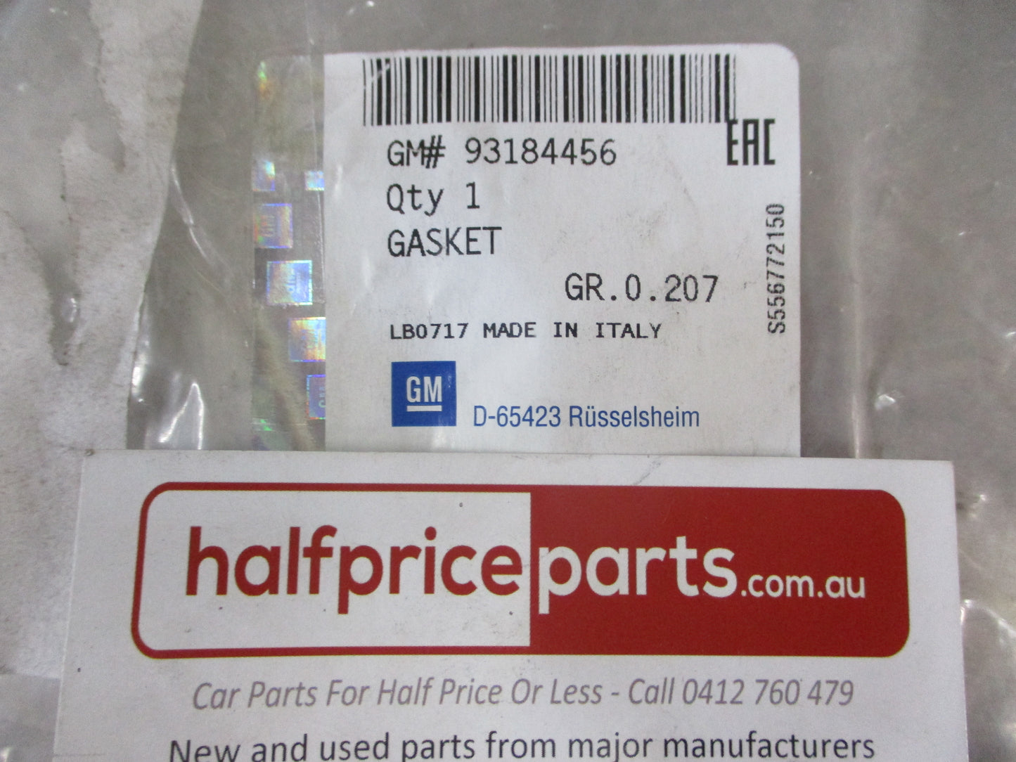 Holden AH Astra / C Vectra Genuine Tappet Cover Gasket New Part