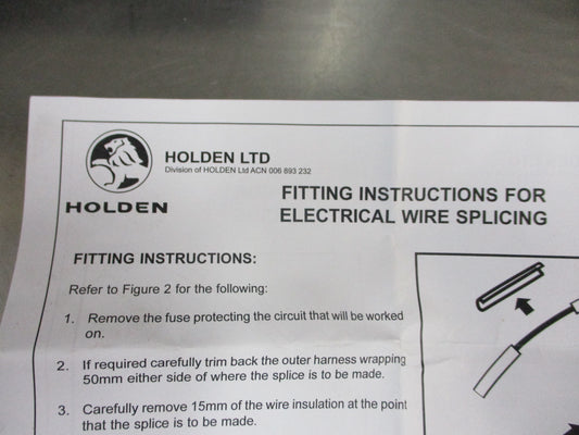 Holden VY-VZ Commodore/WK-WL Statesman Genuine Rear Door Electric Window Regulator Motor Wire New Part