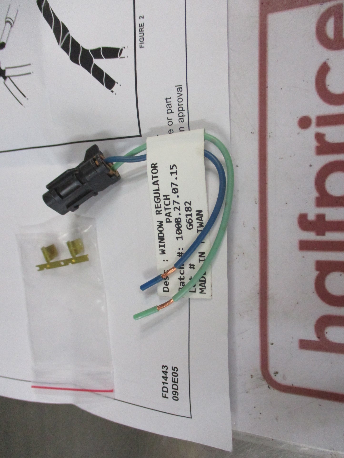 Holden VY-VZ Commodore/WK-WL Statesman Genuine Rear Door Electric Window Regulator Motor Wire New Part