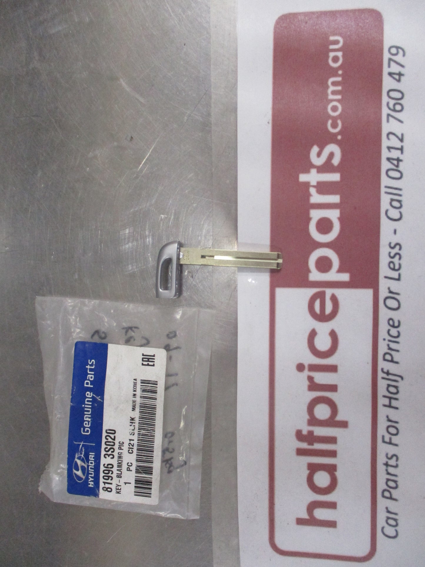 Hyundai Sonata/Tucson/Sonata Hybrid Genuine (Uncut) Key Blank New Part