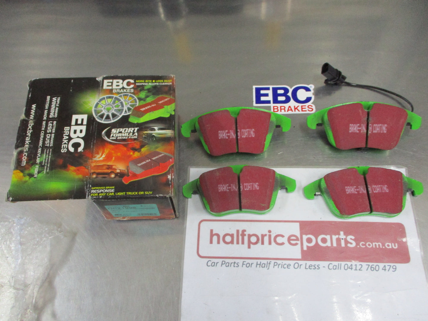 EBC Greenstuff Front Disc Brake Pad Set Suits Audi A4-A5 New Part