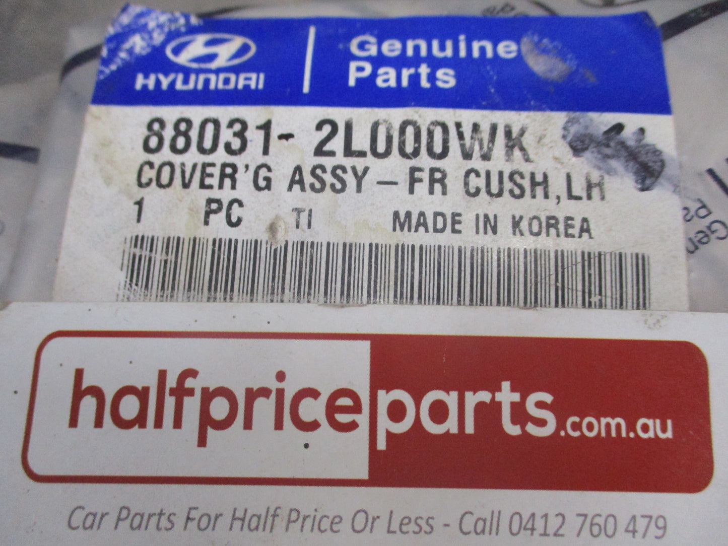 Hyundai Elantra Wagon Genuine Drivers Seat Cushion Left Hand Cover New Part