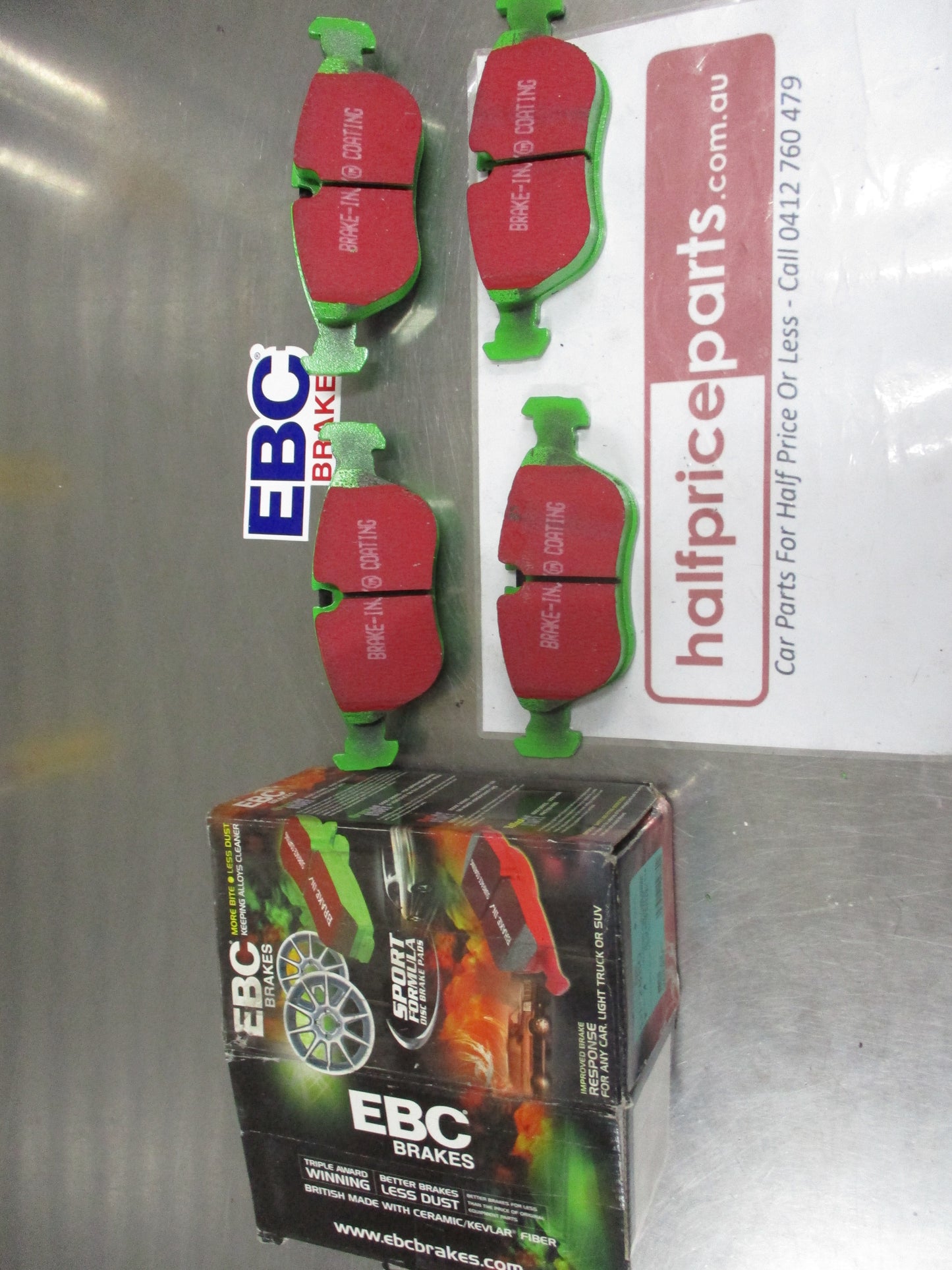 EBC Greenstuff Front Disc Brake Pad Set Suits Volvo 850-C70-S70V70 New Part