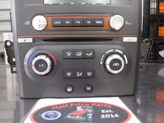 Ford Falcon BA/BF/Territory SX/SY Genuine ICC Stereo/CD/A/C Controls Unit (Gunmetal Gray/Brown Insert) New Part
