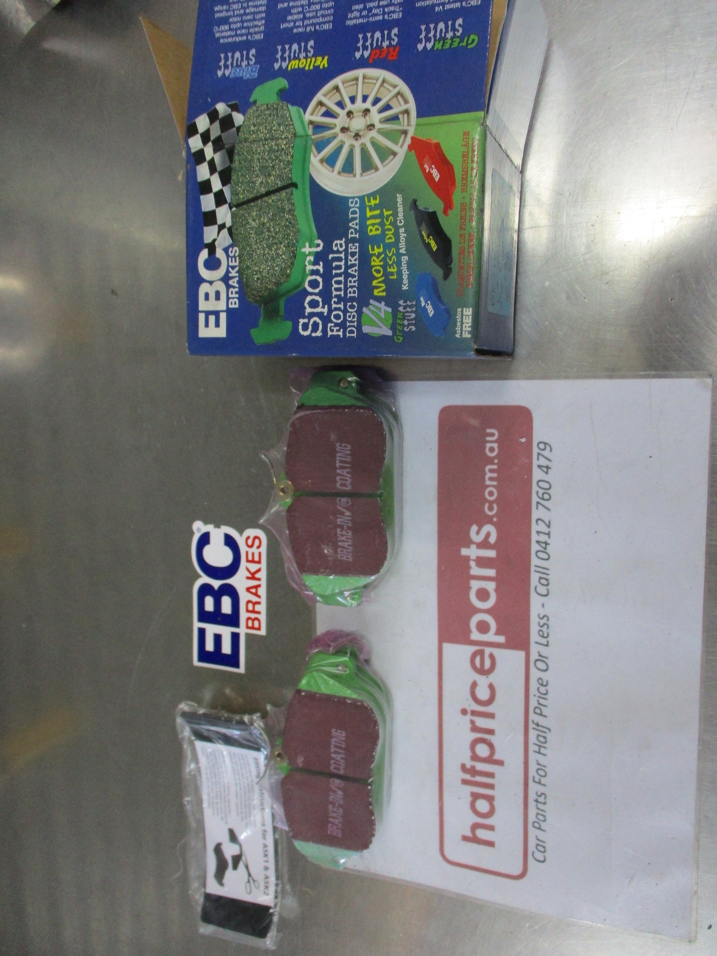 EBC Greenstuff Front Disc Brake Pad Set Suits Volvo 740-940-960-S90-V90 New Part
