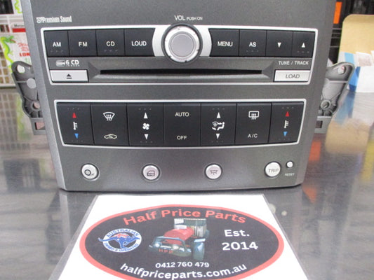 Ford Falcon BA/BF/Territory SX/SY Genuine ICC Stereo/CD/A/C Controls Unit (GRAY) New Part.