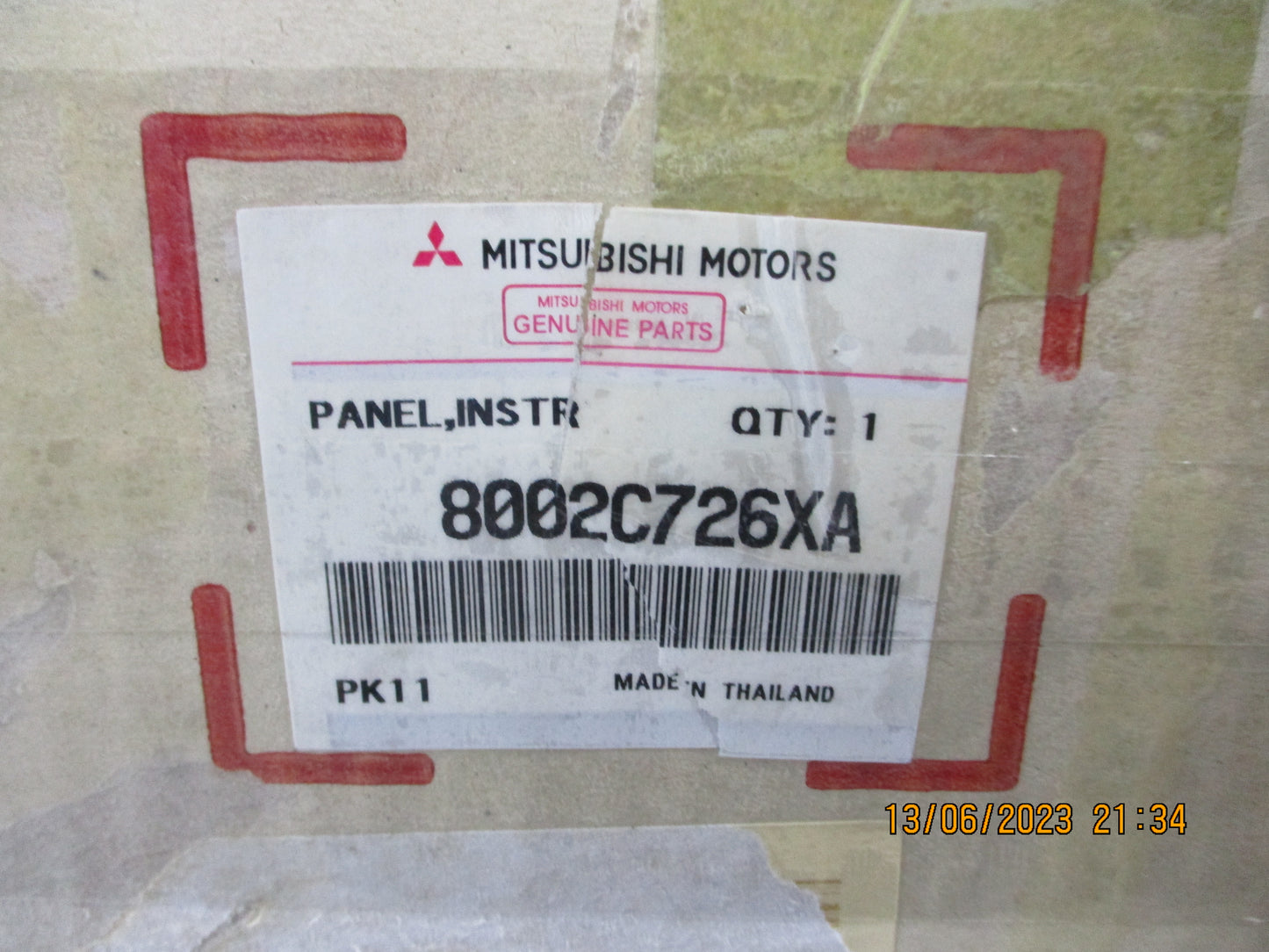 Mitsubishi Triton Genuine Center Cover Lower Panel New Part