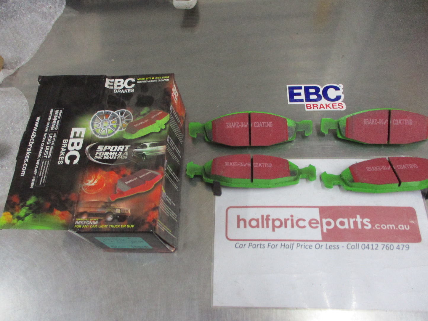 EBC Greenstuff Front Disc Brake Pad Set Suits Jeep Cherokee WJ/WG New Part